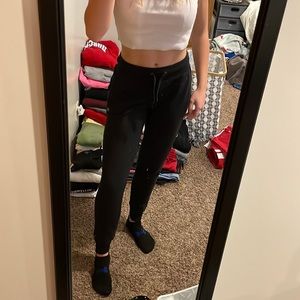 black xs champion joggers